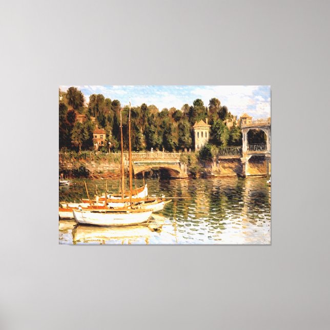 Argenteuil Bridge Canvas Print (Front)