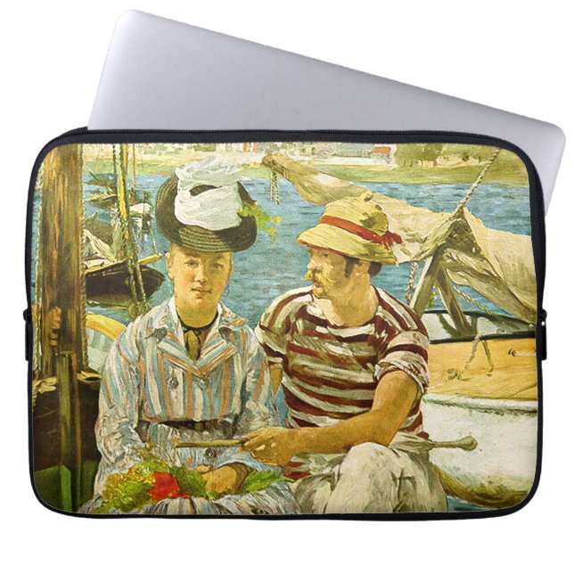 Argenteuil Edouard Manet   Laptop Sleeve (Front)