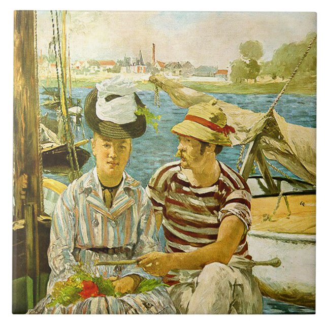 Argenteuil Edouard Manet Poster Tile (Front)