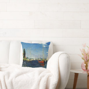 Argenteuil, famous painting, throw pillow