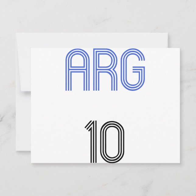 Argentina 10 design! (Front)