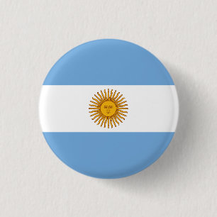 Argentina 1 Inch Round Button