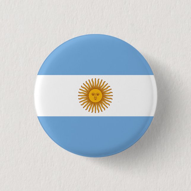 Argentina 1 Inch Round Button (Front)