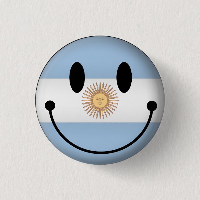 Argentina 1 Inch Round Button (Front)