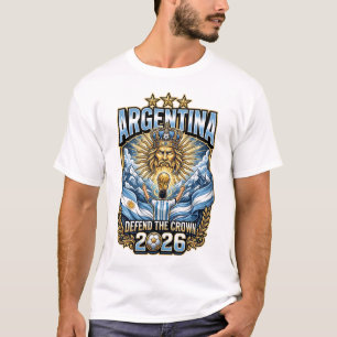 Argentina 2026 Personalized Football Fan T-Shirt