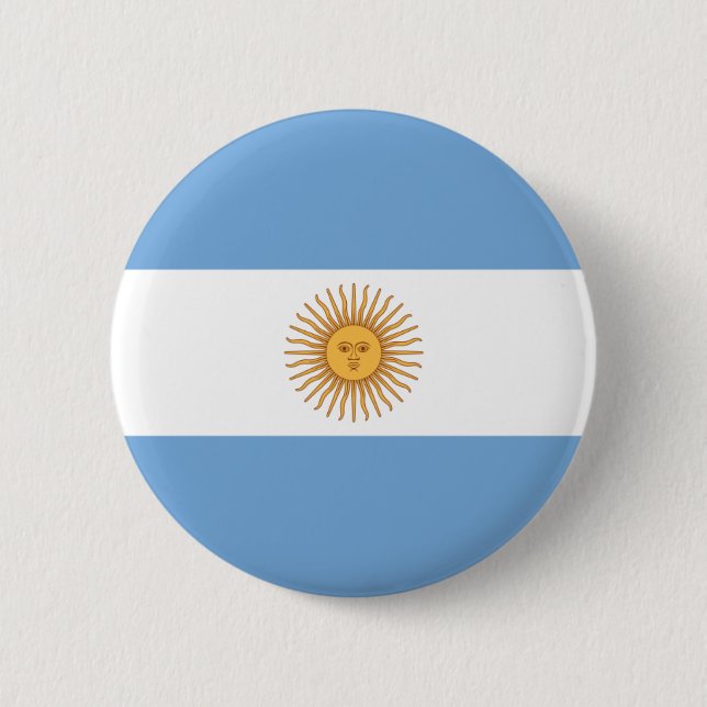 argentina 2 inch round button (Front)