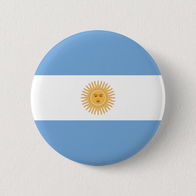 Argentina 2 Inch Round Button (Front)