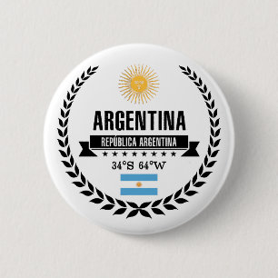 Argentina 2 Inch Round Button