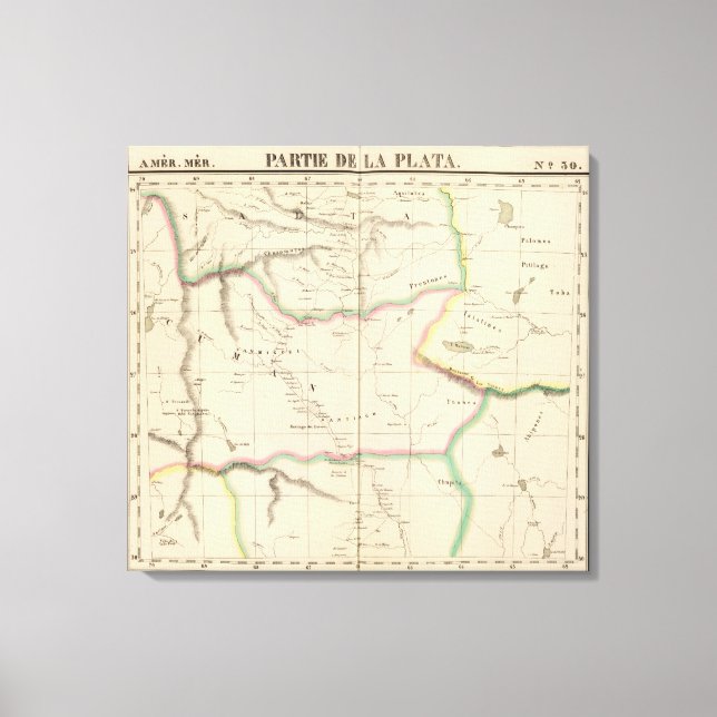 Argentina 30 canvas print (Front)