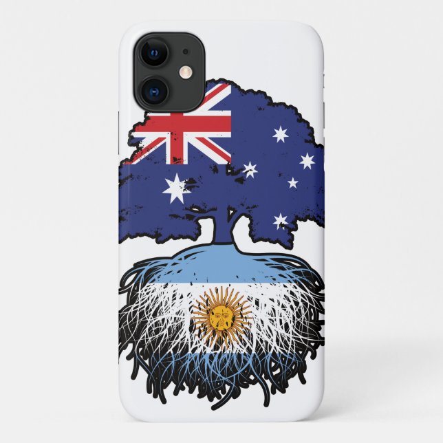 Argentina Argentine Australian Australia Tree Root Case-Mate iPhone Case (Back)