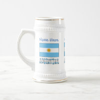 Argentina Argentine Flag Personalization Name Blue