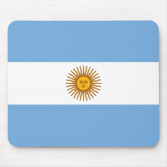Argentina (Argentinian) Flag Mouse Pad (Front)