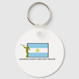 ARGENTINA BUENOS AIRES WEST MISSION LDS KEYCHAIN