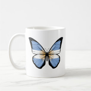 Argentina Butterfly Flag Coffee Mug
