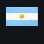 Argentina Canvas Print<br><div class="desc">National Flag Argentine Republic,  Argentina south or latin america</div>