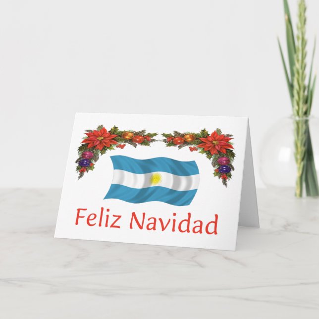 Argentina Christmas Holiday Card (Front)