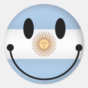 Argentina Classic Round Sticker