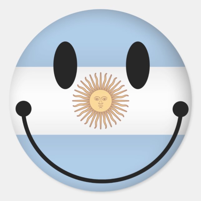 Argentina Classic Round Sticker (Front)