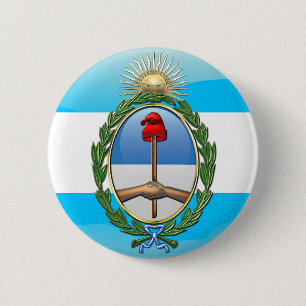 Argentina Coat of arms 2 Inch Round Button