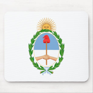 Argentina country coat arms symbol emblem flag mouse pad