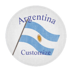Argentina Country Flag Thunder_Cove Cutting Board