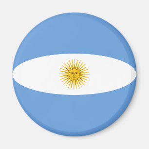 Argentina Fisheye Flag Magnet