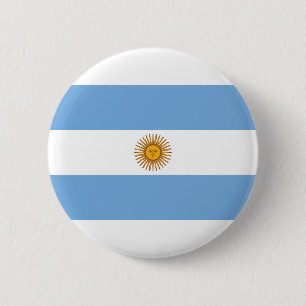Argentina Flag 2 Inch Round Button