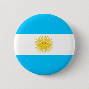 Argentina Flag 2 Inch Round Button