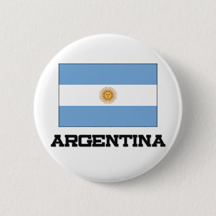 Argentina Flag 2 Inch Round Button