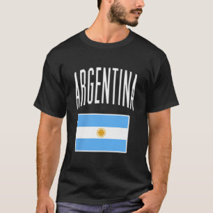Argentina Flag Argentine Football Soccer Fan Men W T-Shirt