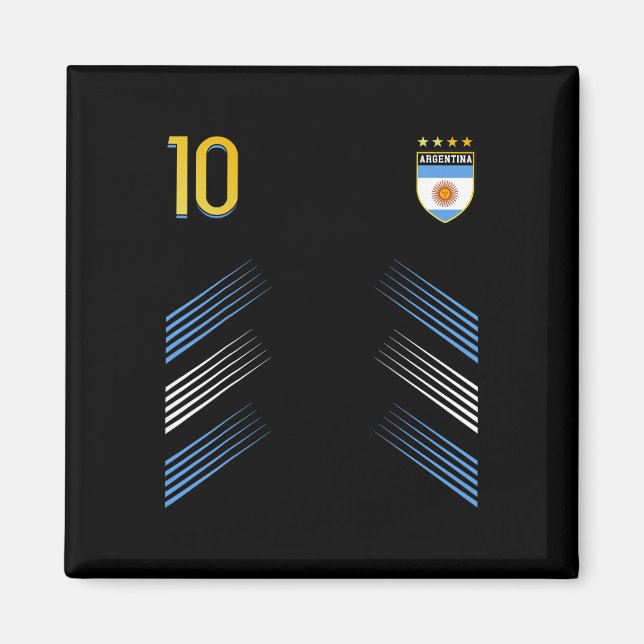 Argentina Flag Argentinian Pride Lovers  Magnet (Front)