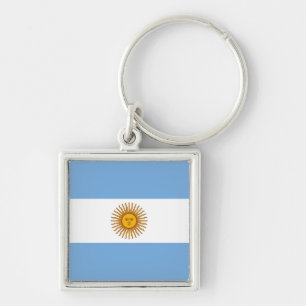 Argentina flag Bandera De Argentina Keychain