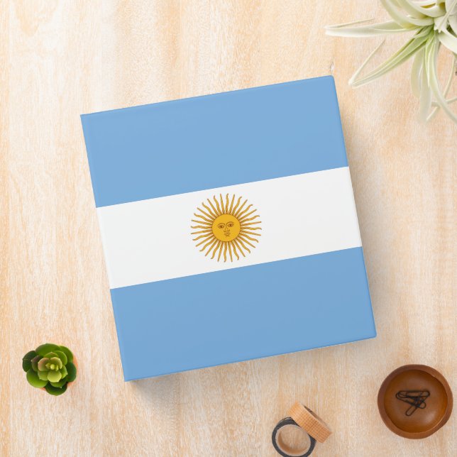 Argentina flag binder (In Situ)