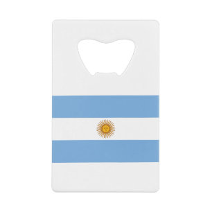 Argentina Flag Credit Card Bottle Opener