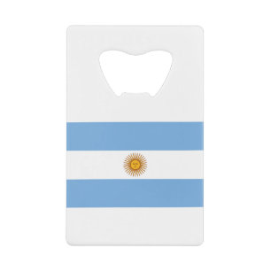Argentina Flag Credit Card Bottle Opener