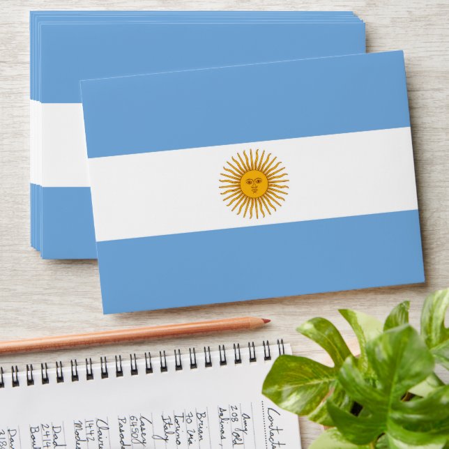 Argentina flag envelope (Stacked)