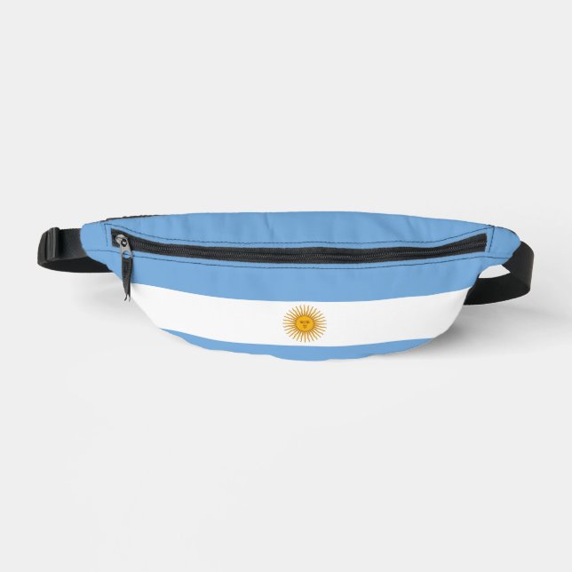 Argentina flag fanny pack (Front)