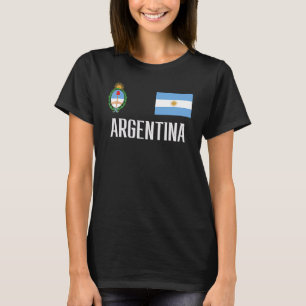 Argentina Flag Football Soccer Fan Men Women Kids T-Shirt
