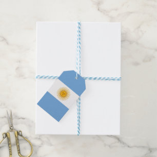 Argentina flag gift tags