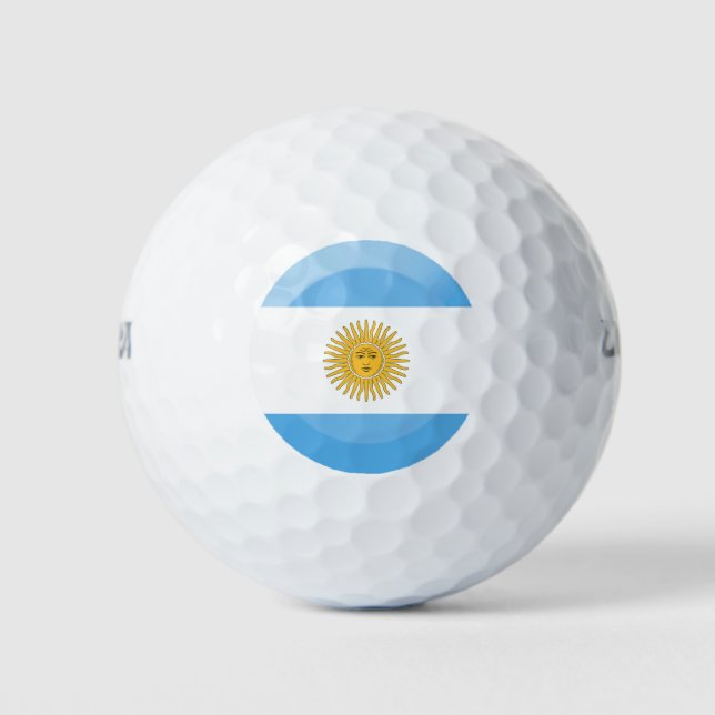 Argentina flag golf balls (Front)