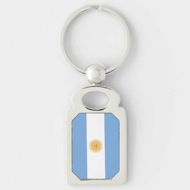Argentina Flag Keychain (Front)
