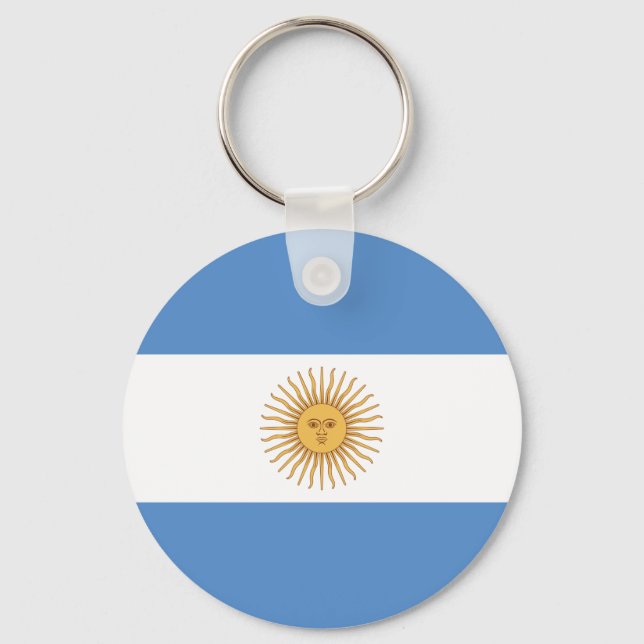Argentina Flag Keychain (Front)