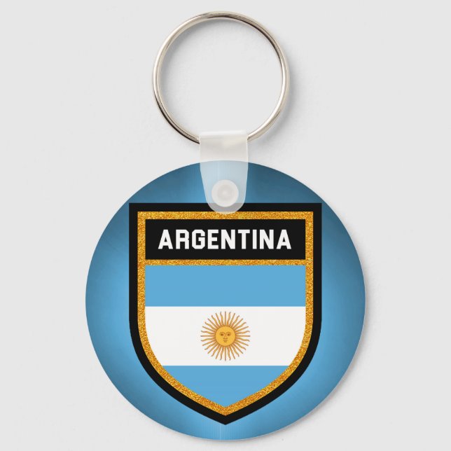 Argentina Flag Keychain (Front)