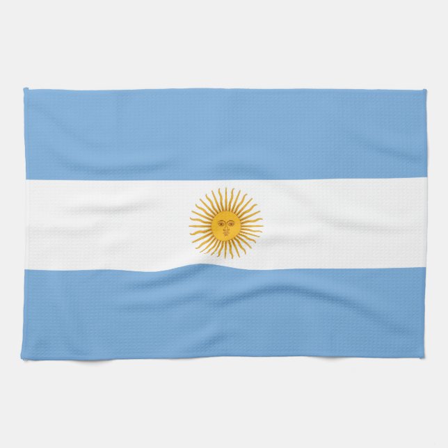 Argentina flag kitchen towel (Horizontal)