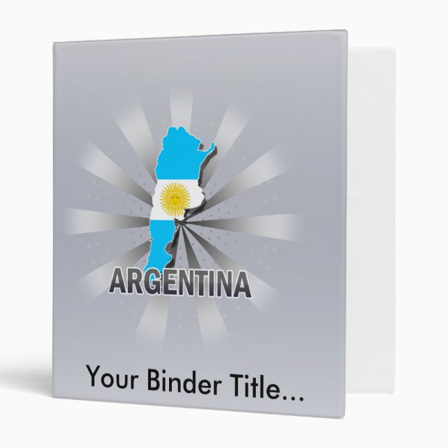 Argentina Flag Map 2.0 Binder (Front/Inside)