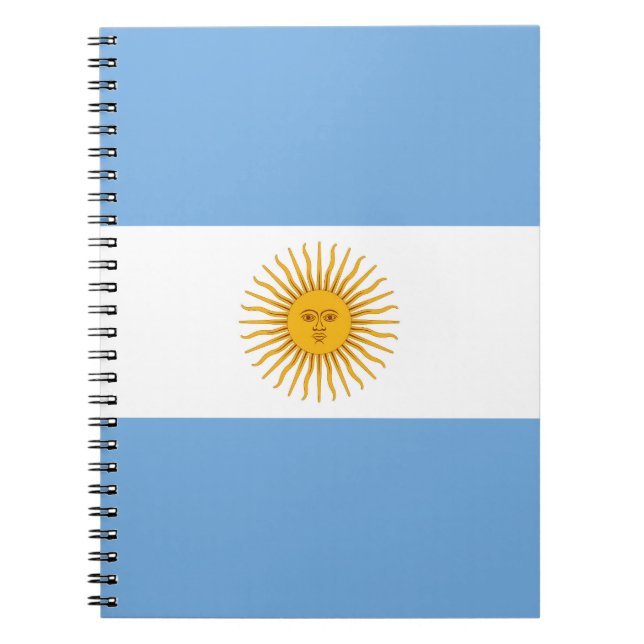 Argentina flag notebook (Front)