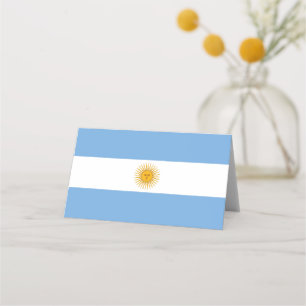 Argentina flag place card