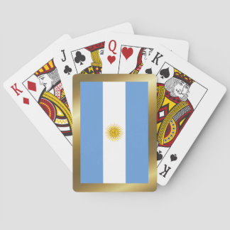Argentina Flag Playing Cards