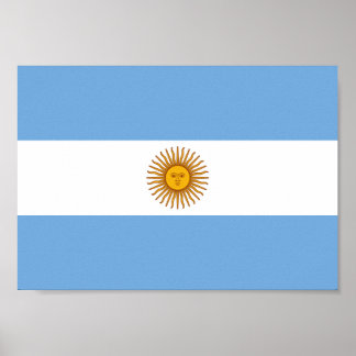 Argentina Flag Poster