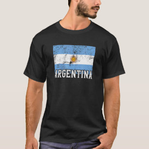 Argentina Flag Pride Souvenir Men Women Trip Argen T-Shirt